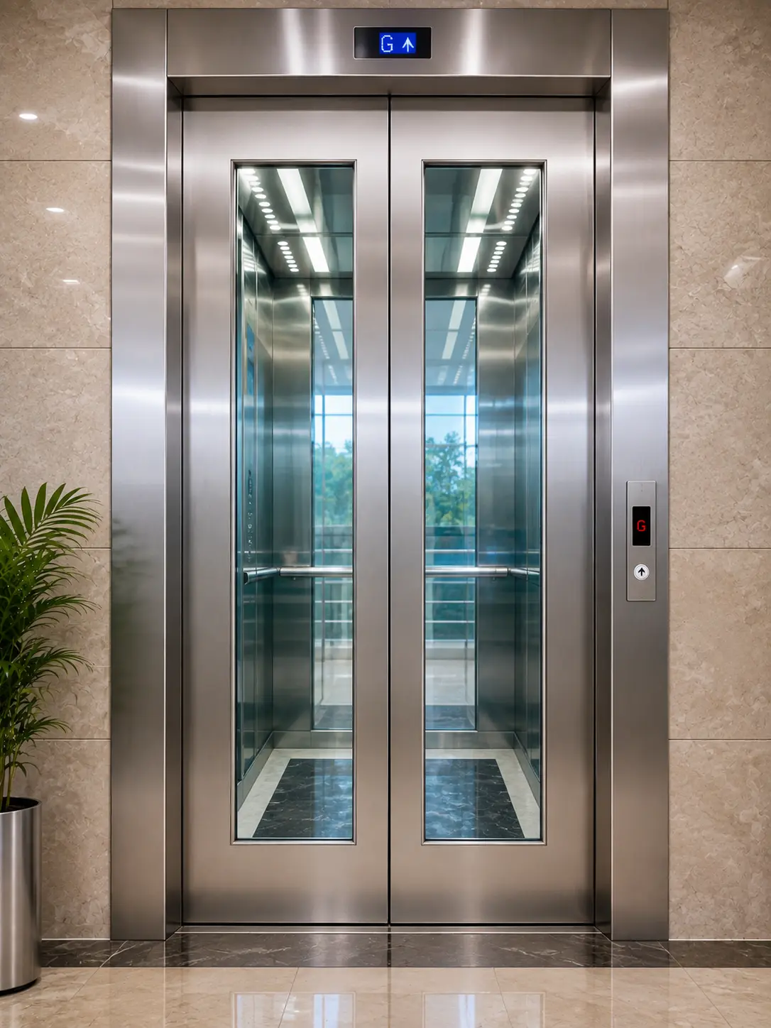 Big Vision Glass Door