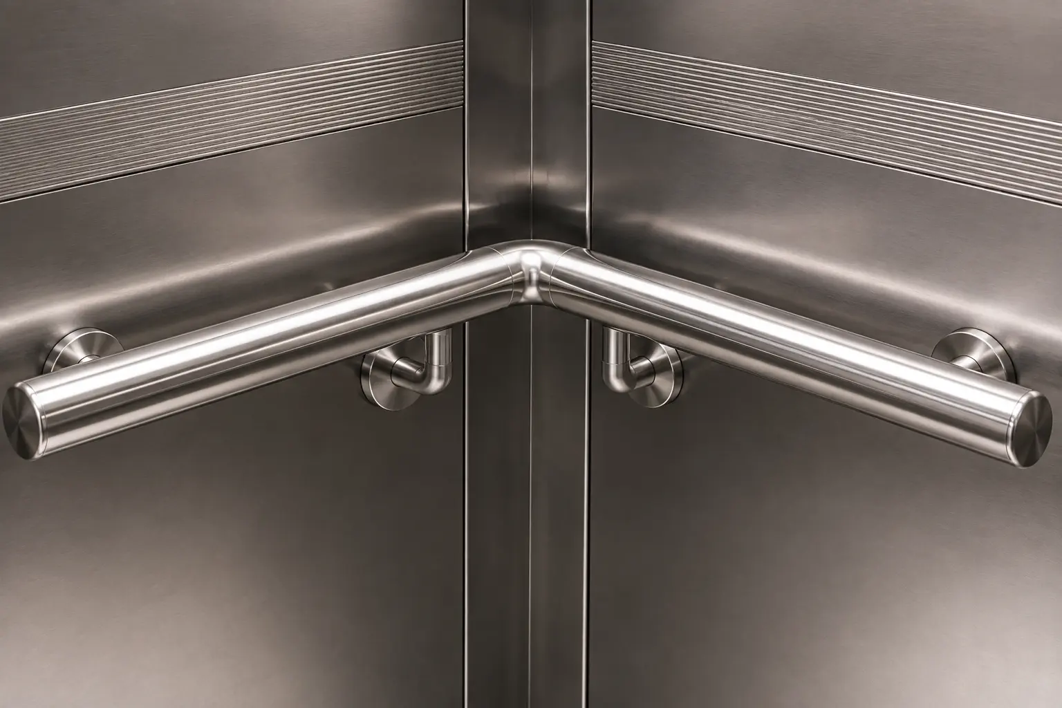 SS Corner Handrail