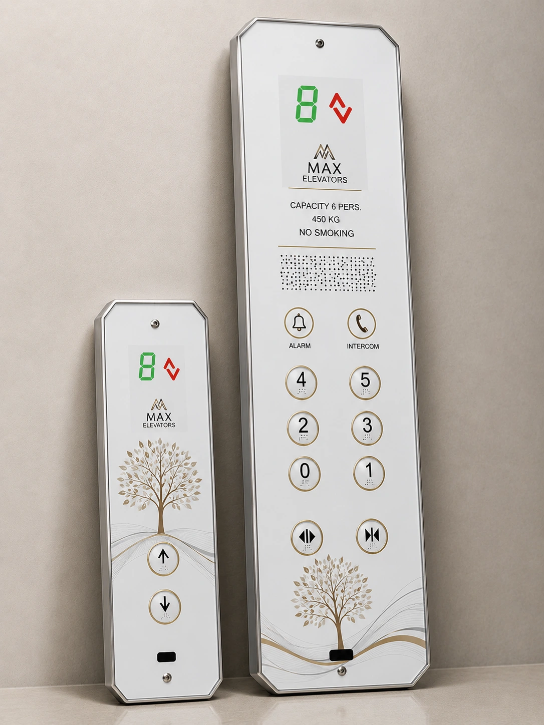 White Tree Pattern COP LOP Panel